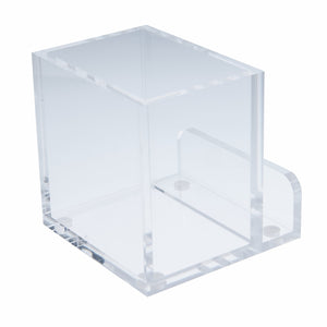 Acrylic Pencil Cup - Desktop Organizer with Business Card Holder Gartner Studios Organizer 100391