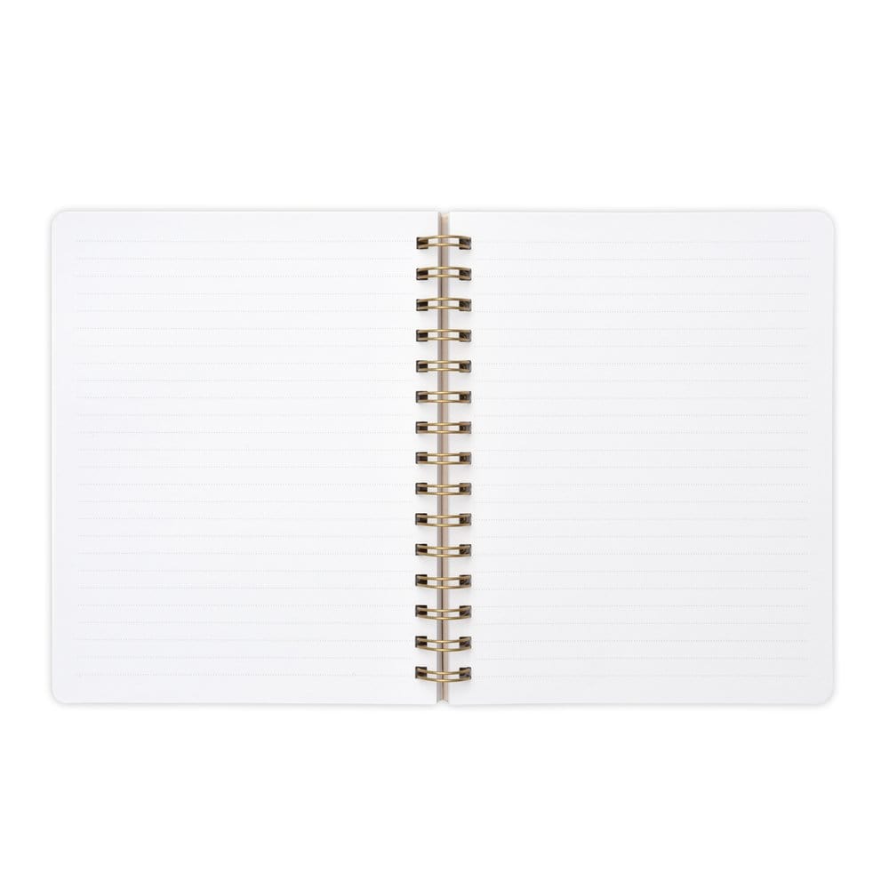 A5 Spiral Bookcloth Notebook - Pom russell+hazel Notebook 55754