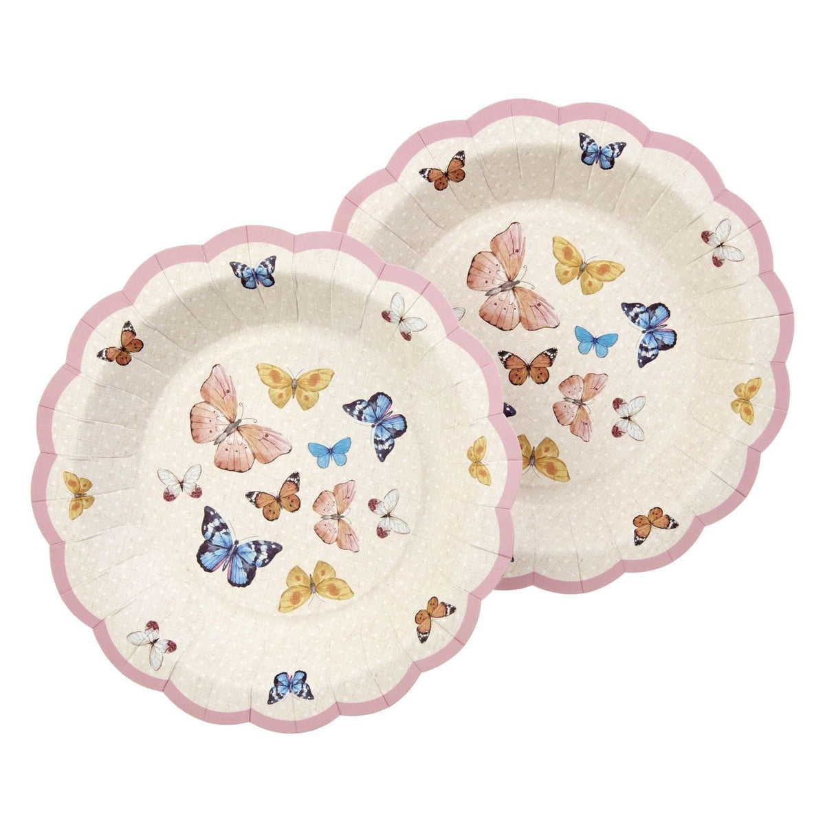 Butterflies Snack Plates - 16 Count Gartner Studios Plates + Dishes 95317