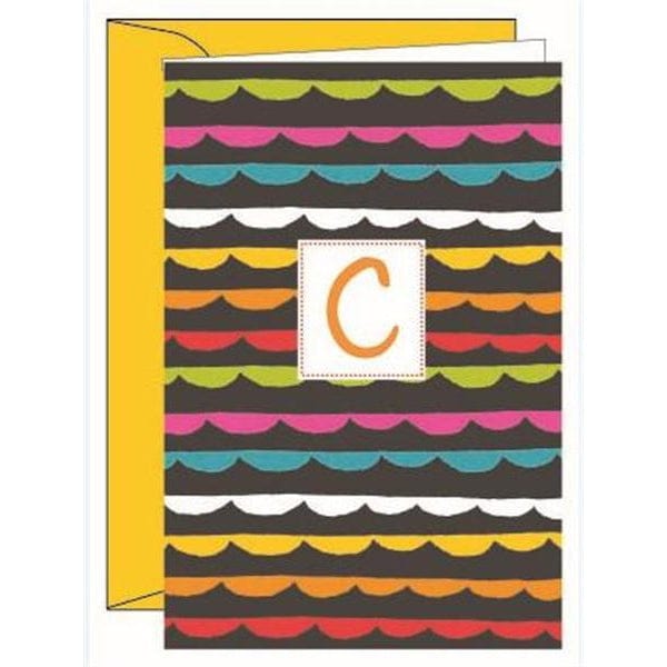 &#39;C&#39; Monogram Notecards 10Ct Gartner Studios Note Cards 80517