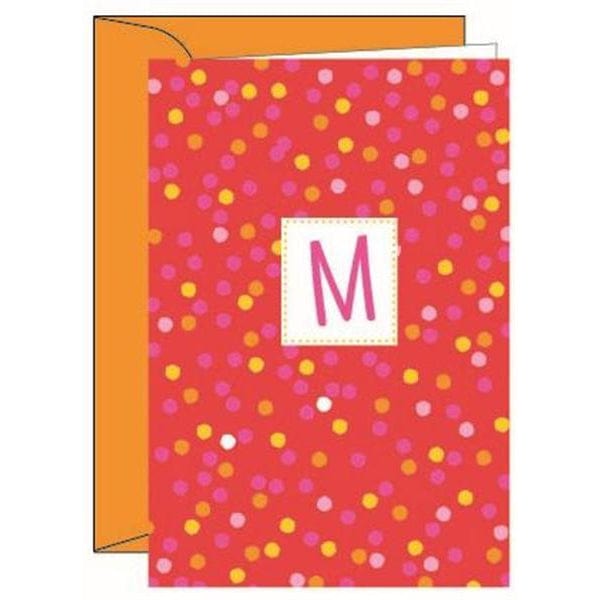 &quot;M&quot; Monogram Notecards 10Ct Gartner Studios Note Cards 80457