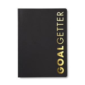 Matte Black & Gold Foil 'goal Getter' Goals Journal Gartner Studios Journals 52383