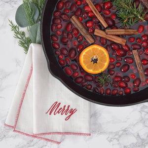 Merry Cloth Napkin Gartner Studios Napkins