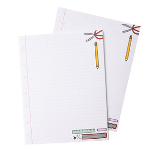 School Day Icons Stationery Paper - 20 Count Gartner Studios Stationery Paper 36975