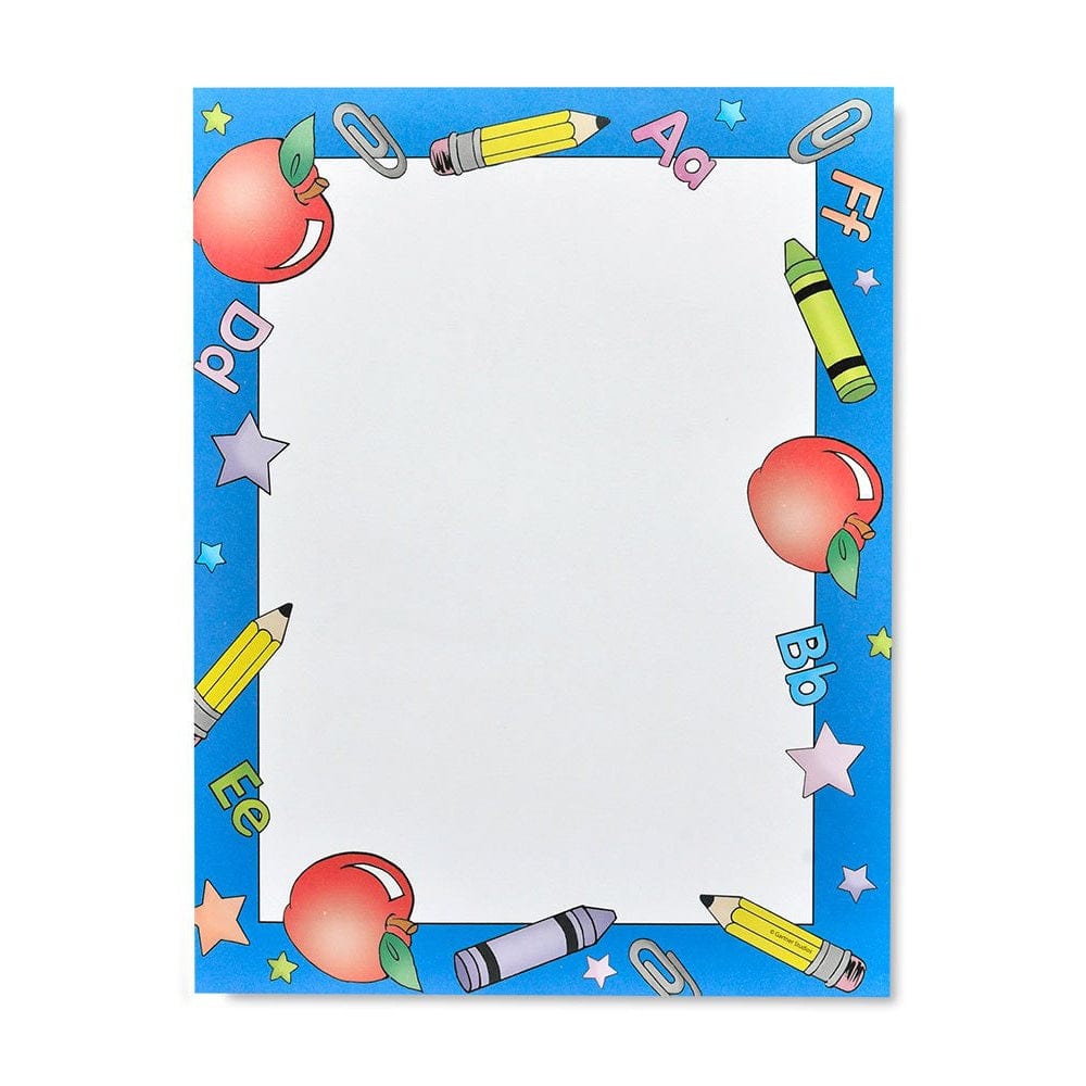 School Days Stationery Paper - 100 Count Gartner Studios Stationery Paper 70472