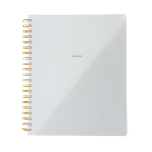 Signature Spiral Notebook with Pocket - Charcoal russell+hazel Notebook 56301