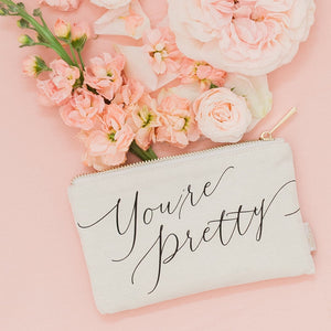 'You're Pretty' Makeup Bag Gartner Studios Pouch 35068